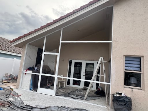 After - Screen enclosure installed