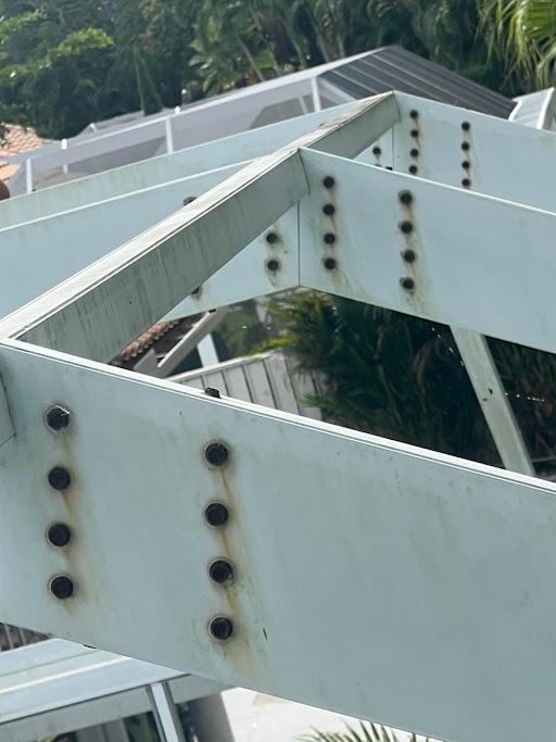 Enclosure frame structural detail